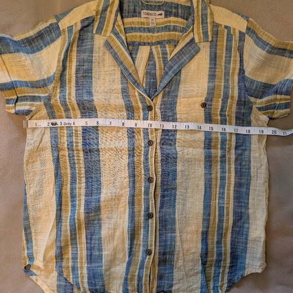 Toad & Co Camp Cove shirt - Women M - Picture 4 of 5